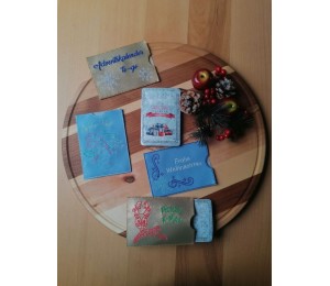 Stickserie ITH - Schokolinsen Adventskalender to go Hüllen